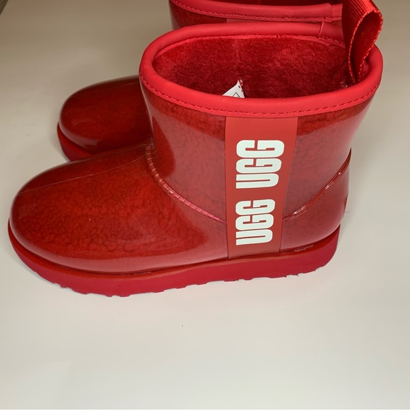 NWOT: UGG Women's Classic Clear Mini Plush Ankle Boot Size 5 - Picture 3 of 8